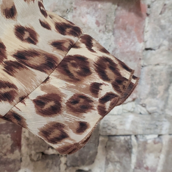 JH Collectibles animal print blouse size XL - Picture 3 of 7